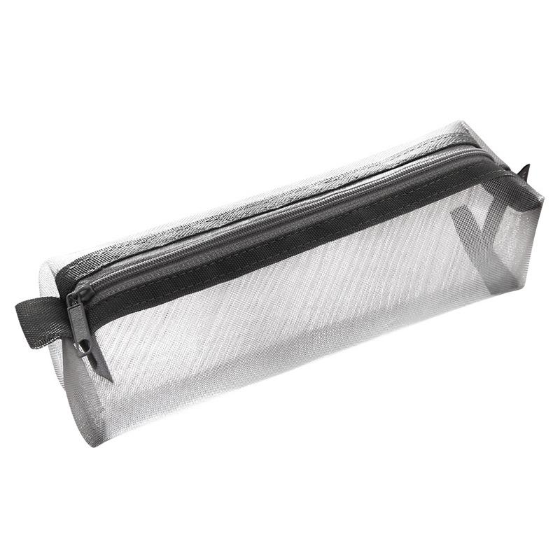 Netz-Federmäppchen Transparent Stifteetui Niedlich Einfach Ästhetische Tasche Organizer Büro Schulbedarf Für Schüler Schreibwaren