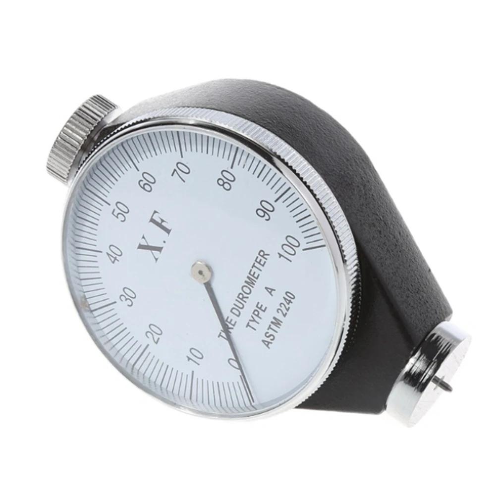 Durometer 0-100 HA Rubber Tire Hardness Tester Meter for Plastic Leather Rubber Multi-Resin