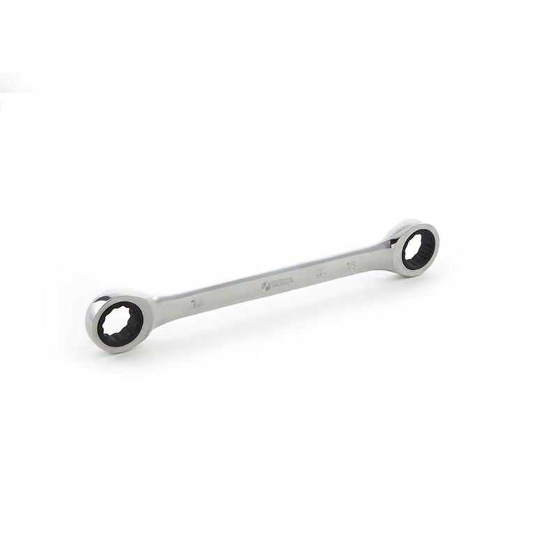 SATA 46207 Fully Polished Double Ring Ratchet Wrench