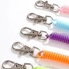 1Pc High Elastic Plastic Anti-lost Phone Cable Spring Rope Key Chain Bag Mobile Phone Lanyard Keychain Color Spring Rope
