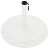 Vidaxl Podstawa Pod Parasol, Biała, 45X45X30 Cm, Żeliwo