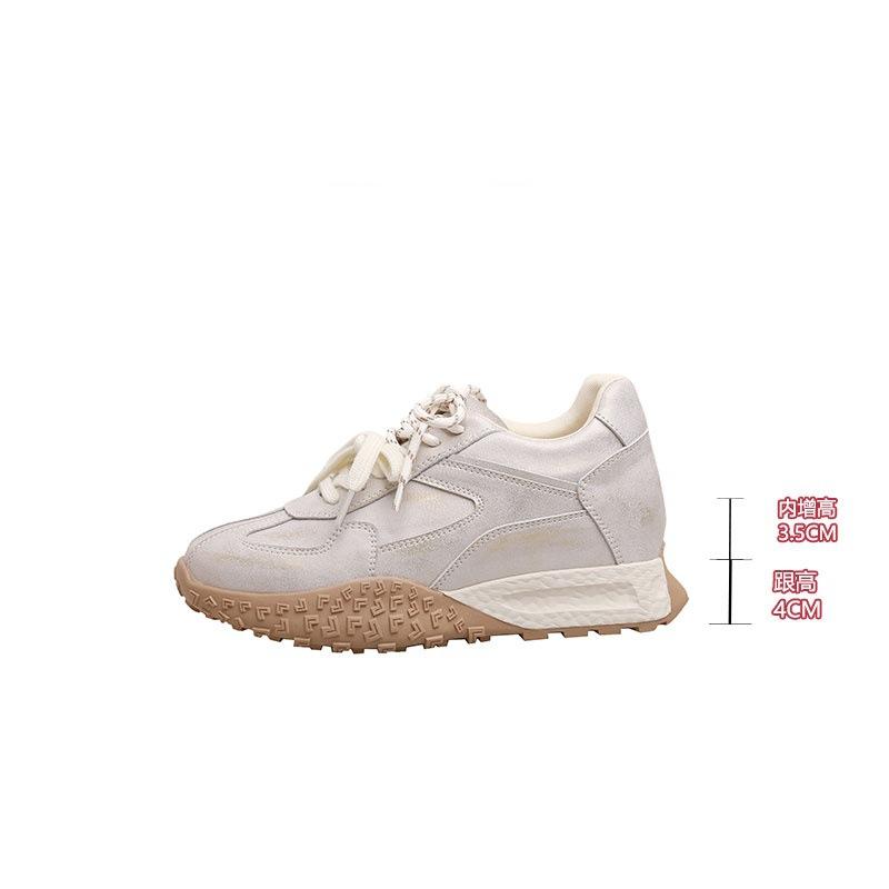 

Клубничный порошок увеличение внутренней высоты немецкие тренировочные туфли женские 2025 весна и осень новые ретро платформа универсальные повседневные спортивные Forrest Gu 40 шампанского