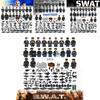 Military Police Building Blocks Set 22pcs Abs Plastic Diy Figure Toy For Boys