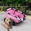 Lightweight Foldable Stroller for Small Dogs and Cats - Pet Walking Cart