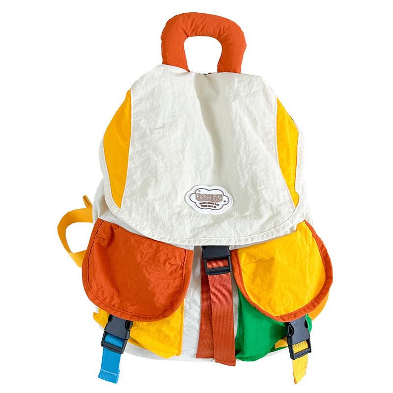 

Kids Waterproof Nylon Backpack With Breathable Straps For School And Travel 22cm