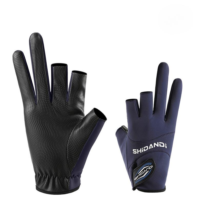 

Full Finger Men and Women Touch Screen Breathable Thin Non Slip High Elastic Long Finger Riding Motorcycle average size