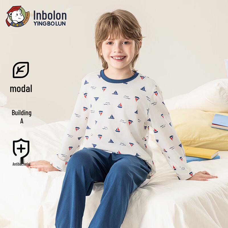 Yingbolun Kids  Thin Modal Pajama Set 150