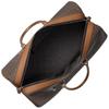MICHAEL KORS Jet Set 36L Logo Print Patchwork Design Artificial Leather Travel Bag Men's Brown