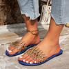 Fashion Women Slippers New Summer 2025 Casual Platform Sandals Anti-slip Flat Shoes for Women Slip on Comfortable Slippers Slides Women