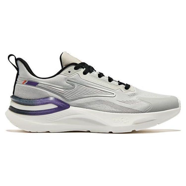 Erke Tianma 2.0 Comfortable Shock Absorbing Wear Resistant Breathable Low Top Running Shoes Men Sneaker Gray 51124103125-108
