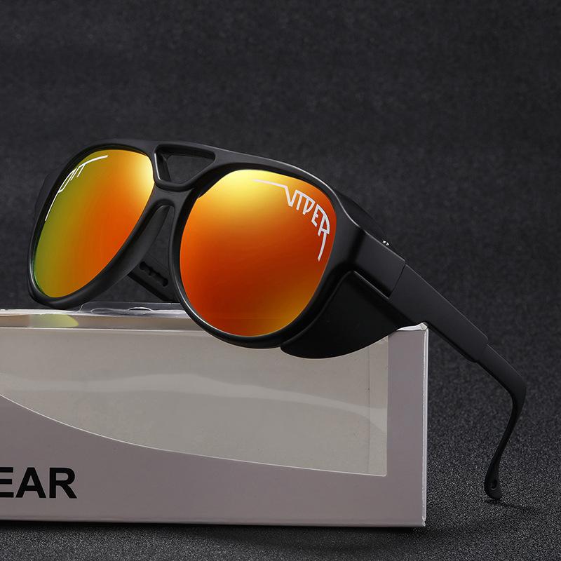 Pit Viper Polarized Windproof Cycling Sunglasses – European & American Outdoor Sports Style