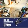 150PCS Rivet Nuts Plier Mandrel Kit M3/M4/M5/M6/M8 Nut Rivet Mandrels Repairtool Rivetgun Flatheadscrew Pop Nut Rivet Plier Set