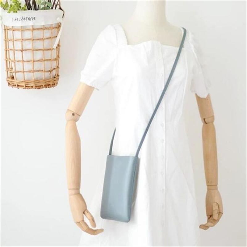 Vertical Crossbody Bag Fashion Minimalist Soft Shoulder Bag Literary Casual Magnetic Buckle Shoulder Bag Woman Messenger Bag