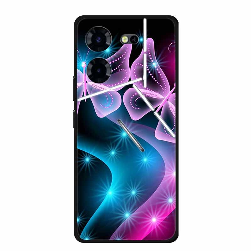 Luxury Case For Tecno Pova 5 Pro 5G TPU Soft Silicone Back Cover for Tecno Pova5 Pro 2023 LH8n Phone Cases Cute 6.78" New etui