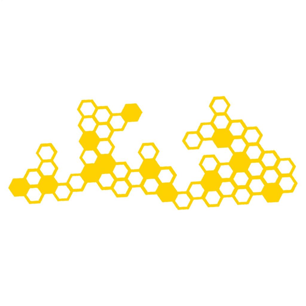 Motorcycle Stickers and Decals, Motorcycle Hexagon Stickers | Vista Printed Motorcycle Modified Honeycomb Shape