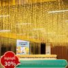Baby's Breath Fairy Icicle Lights - Outdoor Waterfall Starry Light String for Camping & Decoration