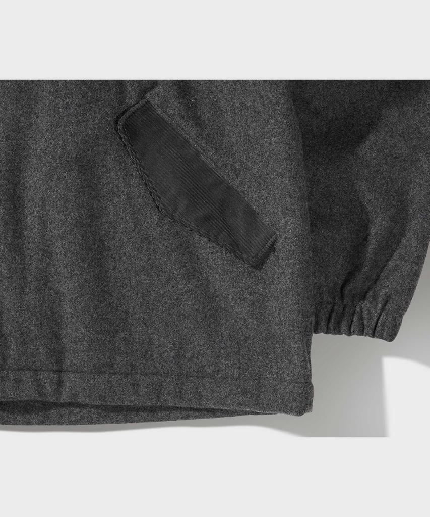 Ffeff Studio Wool Half Zip-Up Jacket (Gray)