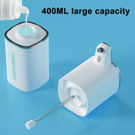 Automatic Soap Dispenser Touchless IPX5 Waterproof USB Rechargeable 4-Level Adjustable Volume 10-Second Continuous Flow Soap Dispenser