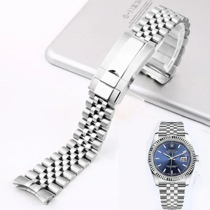 904 Jubilee Watchband For Rolex Sub GMT Yacht Daytona Men's Strap 20mm Luxury watch chain Mod Parts Replacement Accessories