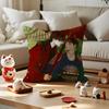The GGhost Nocturne Pillow Case Antidustmite Pillowcase Invisible Zipper Silky Short Plush Sofa Cushion Cover