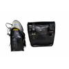 Black Leather Bags Pouch Saddlebags Panniers Saddle 2 Side Motorcycle Pouch
