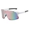 Unisex Sports Sunglasses Cycling Running Golf Windproof UV Protection Anti-Fog Half-Frame PC Lens Replacement