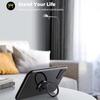 1/4PCS Magnetic Cellphone Finger Ring Holder Stand Zinc Alloy Grip Hook Phone Kickstand Suitable for Magnetic Car Mount