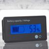 LCD Digital Battery Capacity Monitor with Flashing Alarm, 12-84V Voltage Meter Monitor/Battery Capacity Tester for - Battery, Lithium Battery,