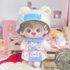 Spotted Top 10cm Cotton Doll Clothes Plaid Skirt Doll Clothes Set  Doll Accessories