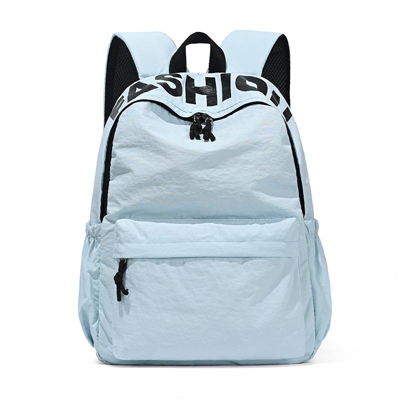 Schoolbag1011 new college student lightweight Korean lazy style ins schoolbag female junior high school student Mori high-end backpack