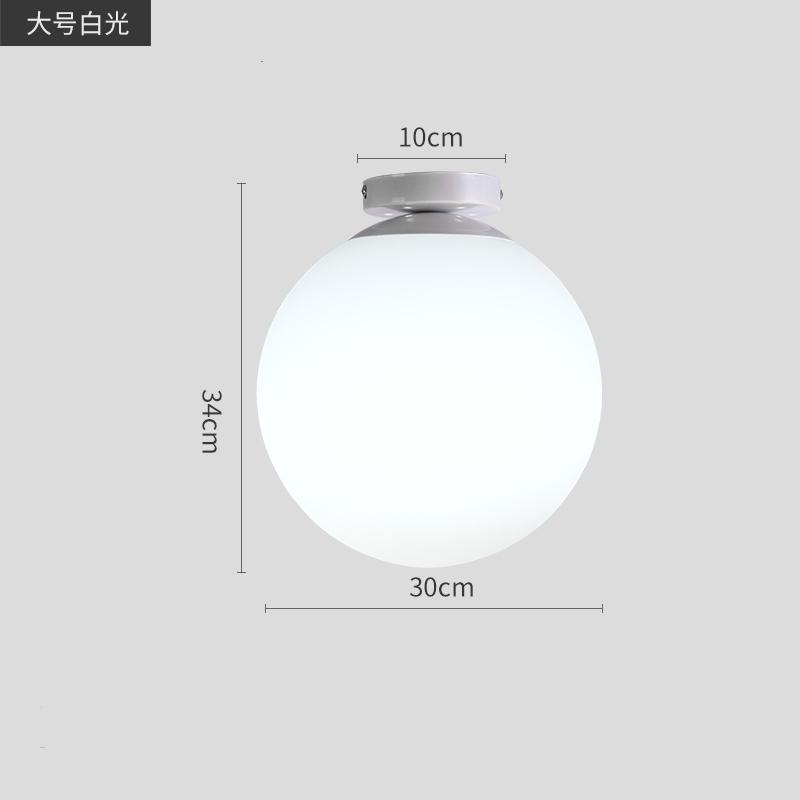 

Потолочный светильник в скандинавском стиле, потолочные светильники в виде стеклянного шара, круглые белые светильники, кухонный шар, небольшой потолочный светильник Lustre Luminiare dia 15cm