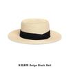 54-58cm Big Head Straw Hat | Summer Foldable French Bucket Hat with Tie | UV Protection & Face Slimming | Beach Sun Hat