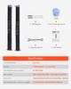 SucceBuy Garage Door Torsion Springs Pair Cycles Electrophoresis Black Coated for Replacement Garage Door Springs