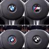 For BMW  F11 1Pcs 46mm Car Steering Wheel Badge Emblem Sticker For All BMW Series E36 E46 E53 E90 E60 E61 E93 E87 X1 X3 X5 X6 F30 F20 F10