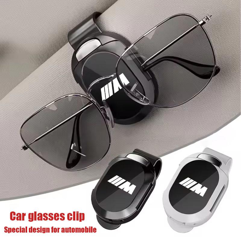 HVHE9 Car Sunglass Holder Non-slip Holder Easy Installation For BMW M Power X1 e84 X3 f25 X5 e53 x6 e71 ix3 i3 320i 330d M4 1 3 Series