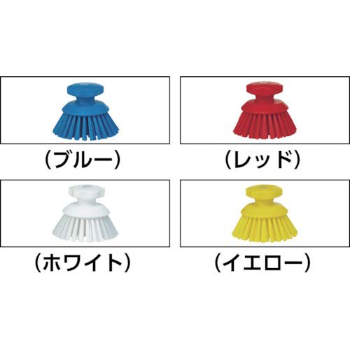 Vikan Hand Brush, Round, Hard Type, Green, 3885, Body: Polypropylene, Filament: Polyester, JBLD504