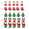Nail Charms For Acrylic Nails Kawaii Christmas Nail Charms Resin Christmas Trees Jingle Bells Reindeer Gloves Santa