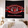 Manchester Custom Your Name Wall Decor Tapestry Art For Pet Memorial Birthdaywedding Party Backdrop Family Gift