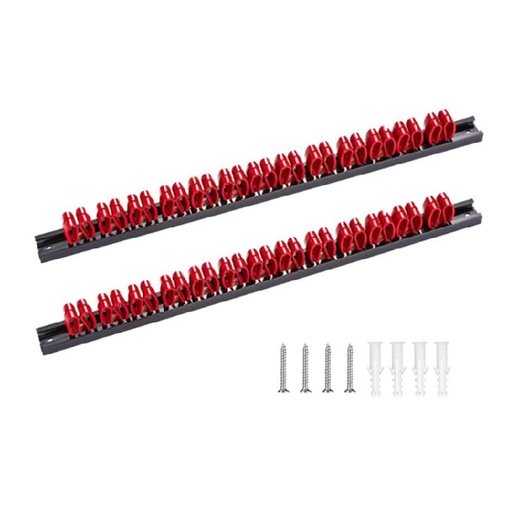 Efficient Tool Display Holder Socket Organizer for Screwdrivers and Wrenches