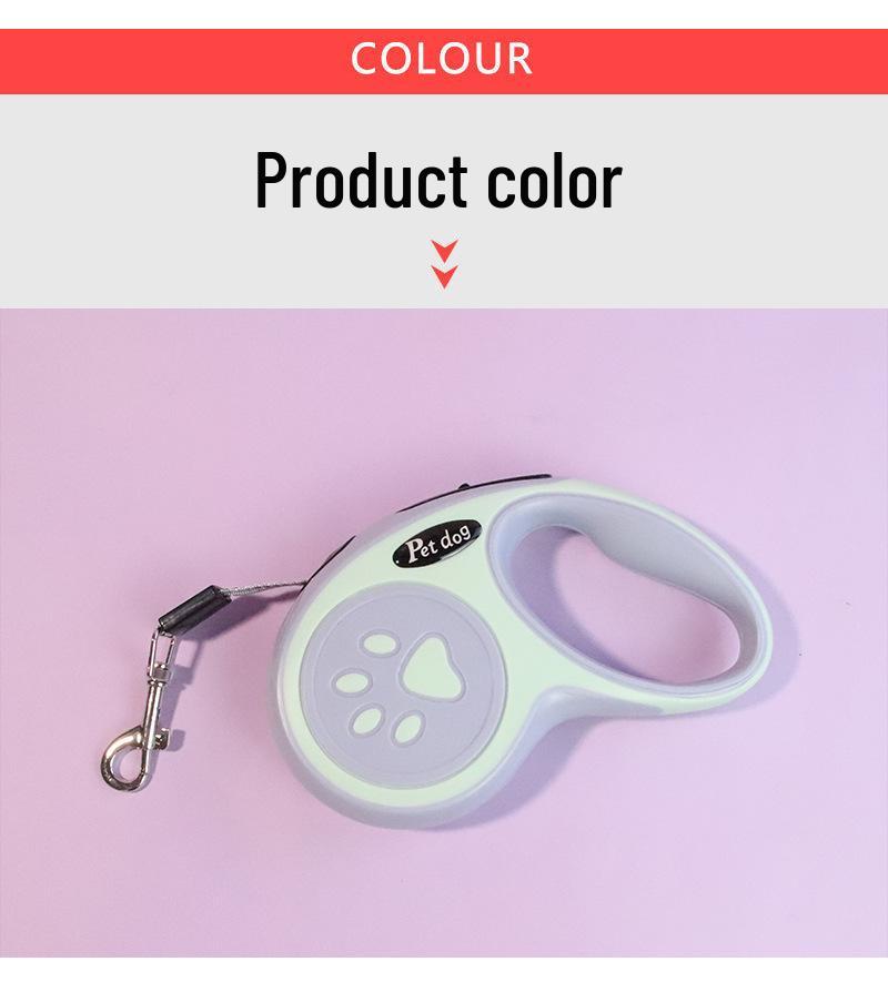 Outdoor Adjustable Retractable Dog Leash for Small and Medium Dogs