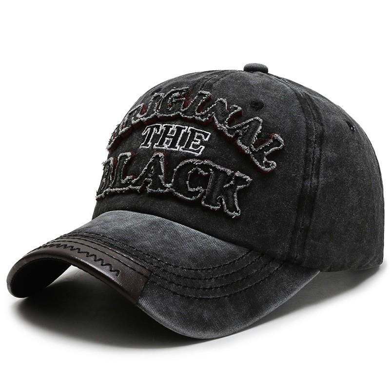 New Washed Cotton Peaked Cap For Men Women Fashion Letters Snapback Adjustable Baseball Caps Unisex Hip Hop Dad Trucker Hat