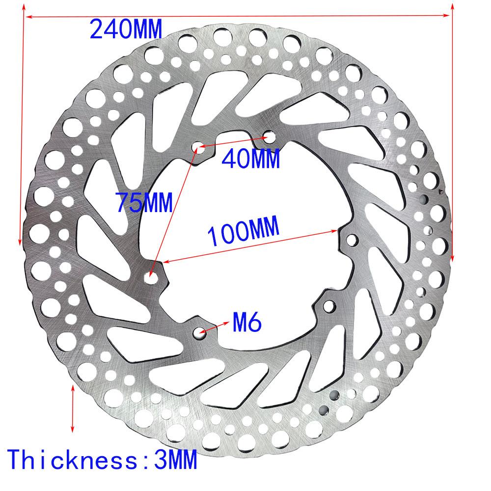 240/260/270MM Front Rear Brake Disc Rotor CRF CR125 250 500 CRF250R CRF250X CRF450R/450X Motocross Enduro Supermotard Dirt Bike