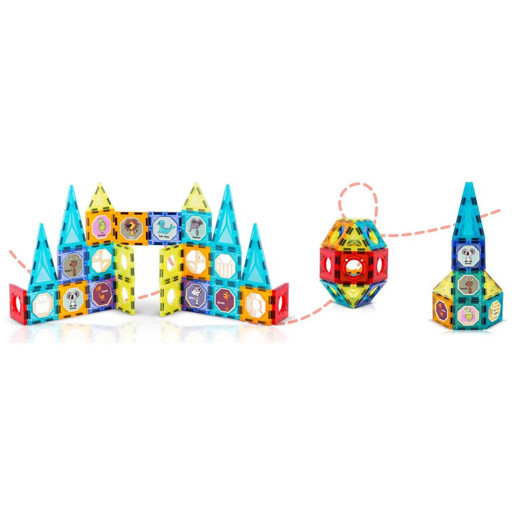 Magnetic Tower Building Blocks By Ricokids