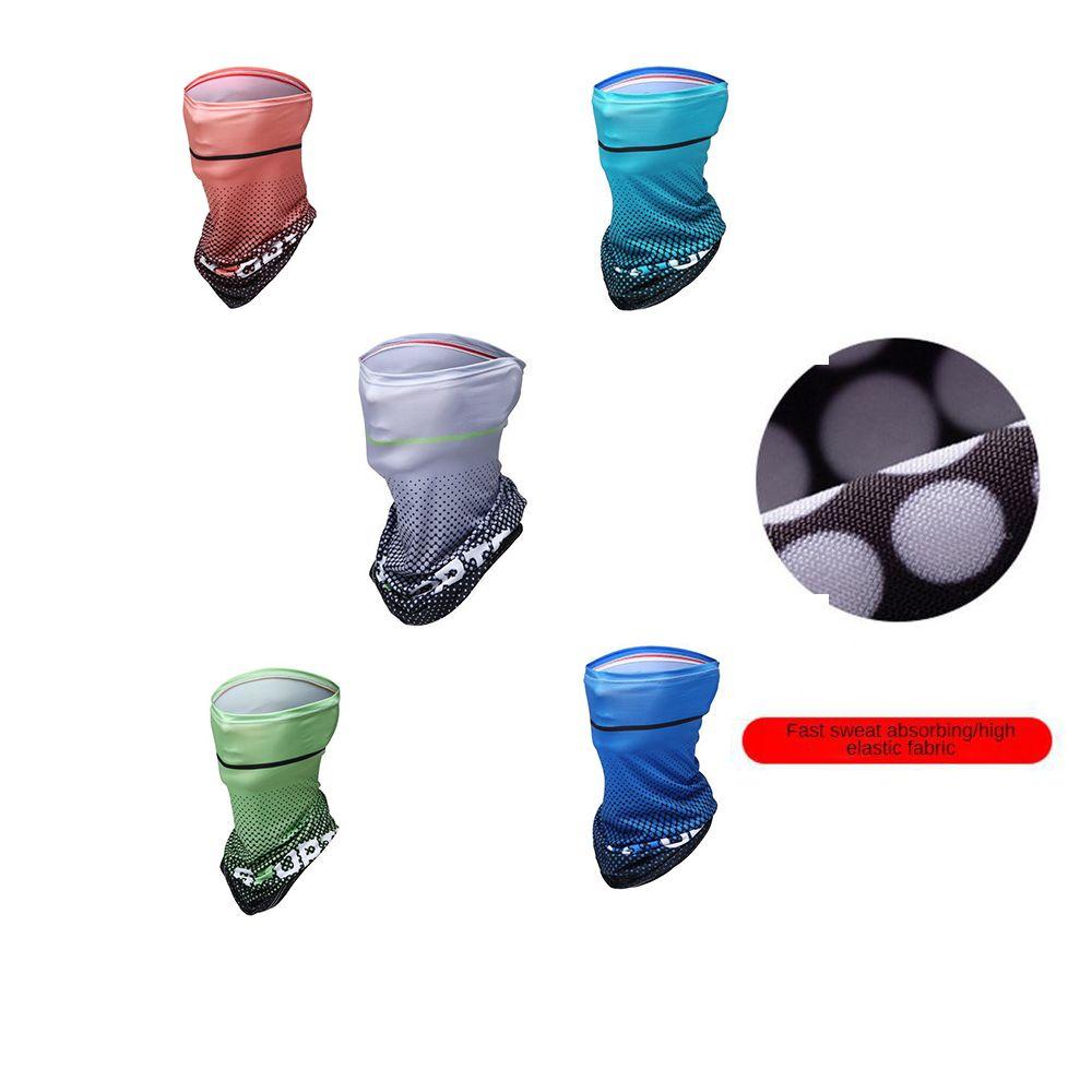 

Ice Silk Bike Mask Printing Sun UV Protection Fashion Neck Gaiter Summer темно-синього кольору
