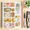 50 Cartoon Dreamy Ins Ticket Stubs Graffiti Stickers Decorative Guitar Notebook Suitcase DIY