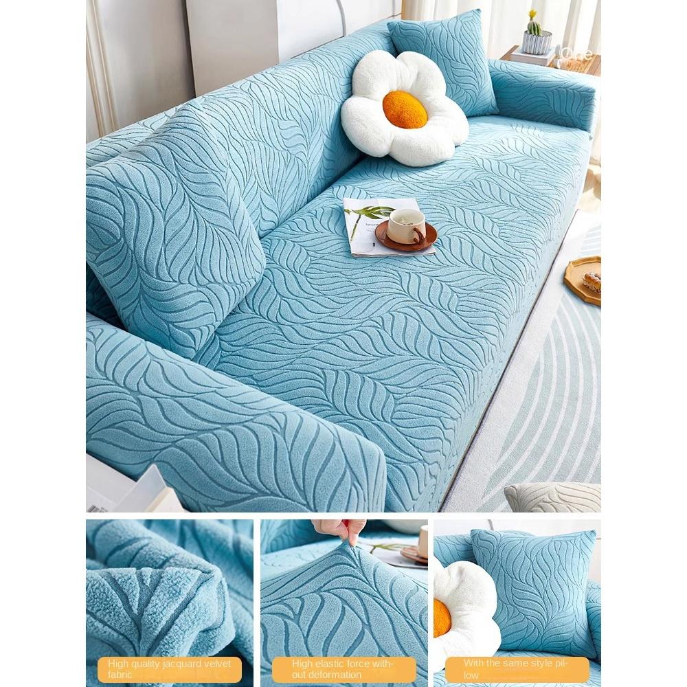 Couch Cover Latest Jacquard Design High Stretch Sofa Covers for Cushion Couch, Pet Dog Cat Proof Slipcover Non Slip Magic Elastic Furniture Protector