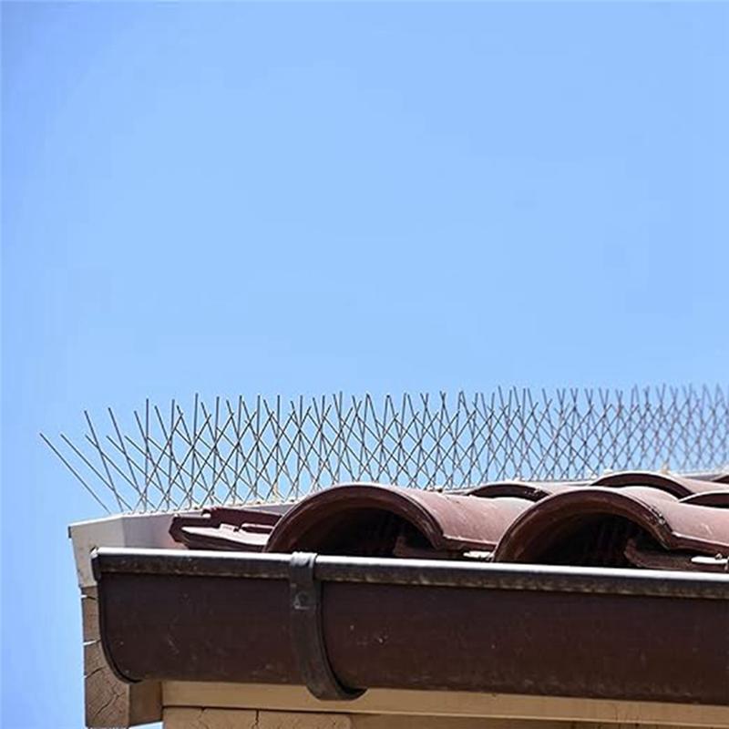 M-Modern-12-teiliges Anti-Vogel-Zaun-Vogelstachel-Set Vogelabwehr-Spikes Spikes Zur Verhinderung des Kletterns Balkon Vogelabwehr