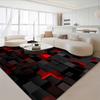 3D Visual Geometry Art Carpet Soft Flannel Rug Washable And Anti-Slip Personalized Gifts Birthday Gifts Home Decor Carpets