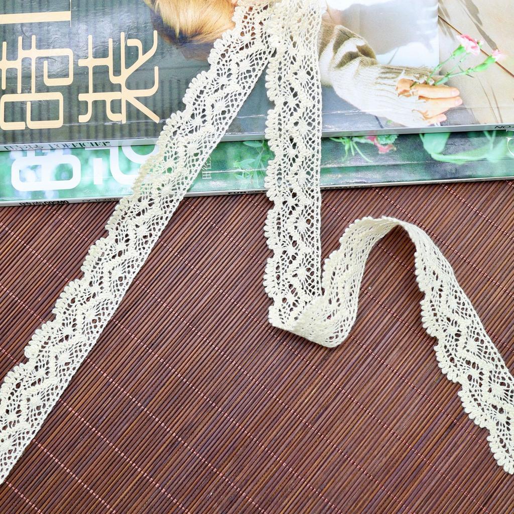Cotton Thread Woven Lace Accessories Lace Edge Diy Handmade Clothes Tablecloth Sofa Bedding Curtain Fabric Materials