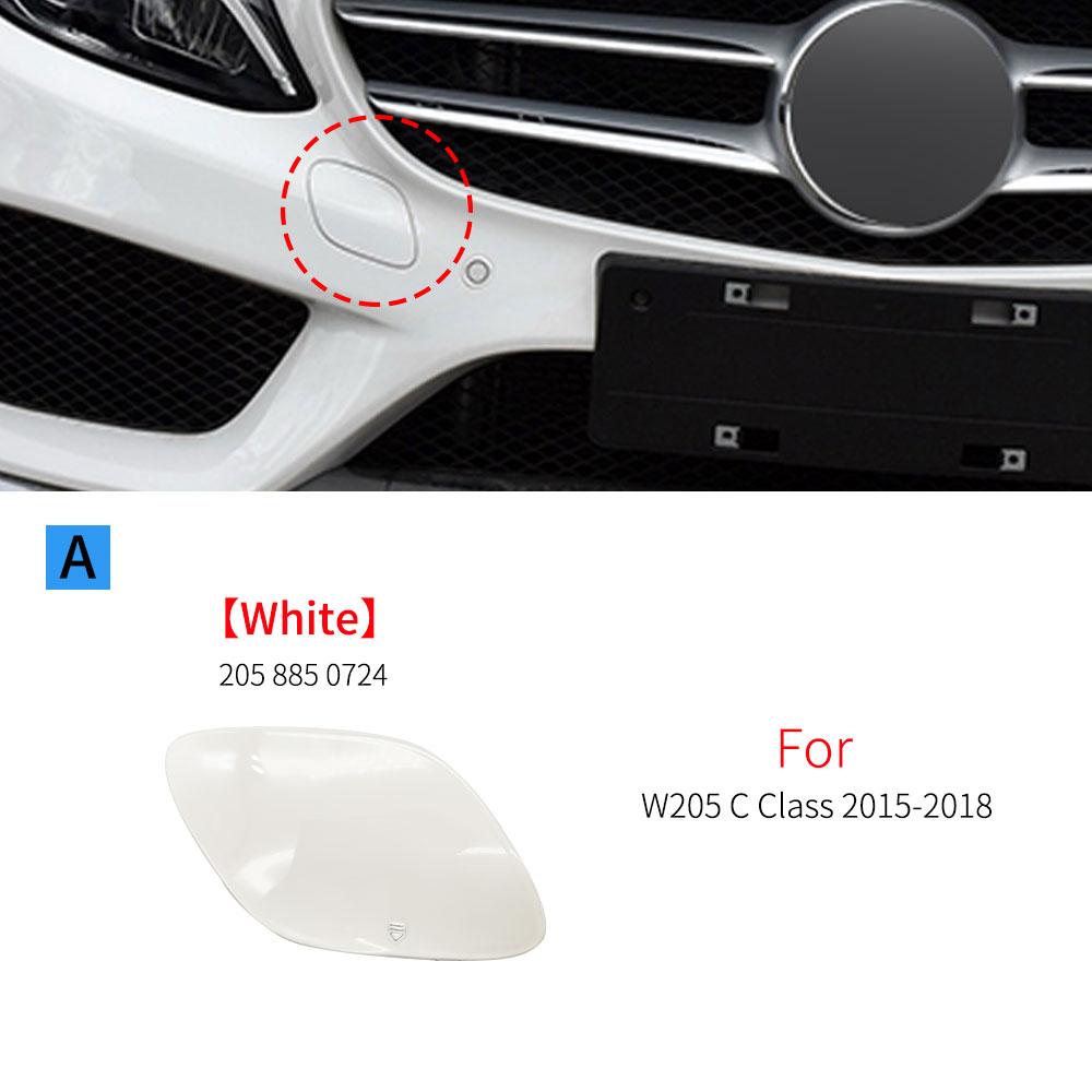 For Mercedes W205 Sport Car Front Bumper Tow Eye Cap Tow Hook Cover With Color For Benz W205 C CLASS 2015- C180 C200 C300